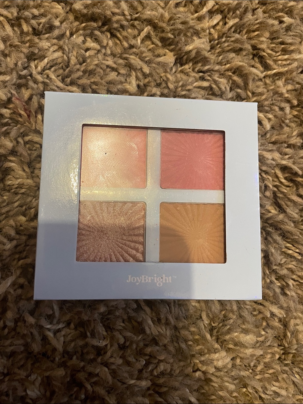 Four-Shade Bronzer & Blush Palette - Peach, Pink, Bronze, Coral